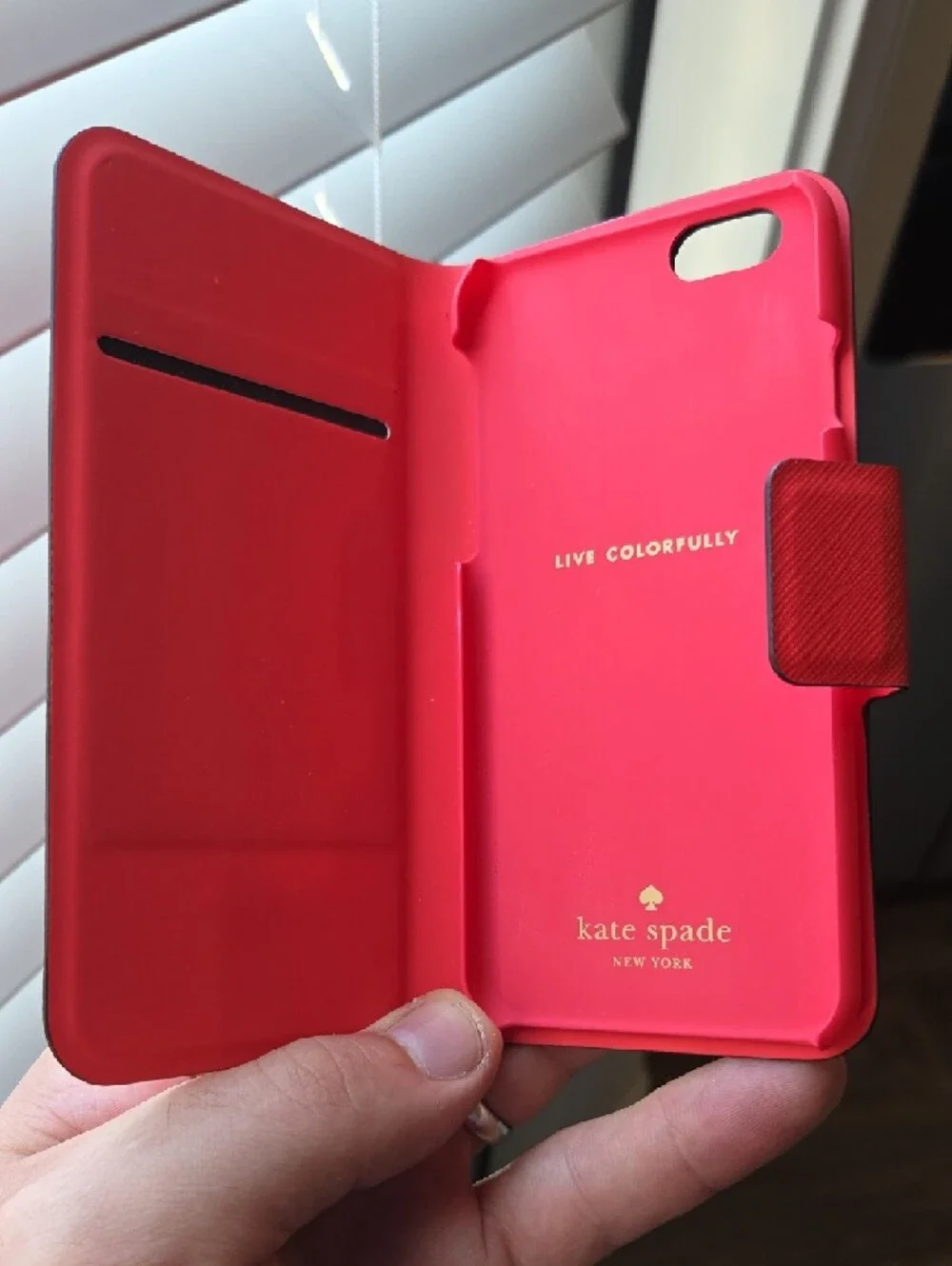 NWT Kate Spade Newbury Lane Saffiano Wrap Folio iPhone 6/6s